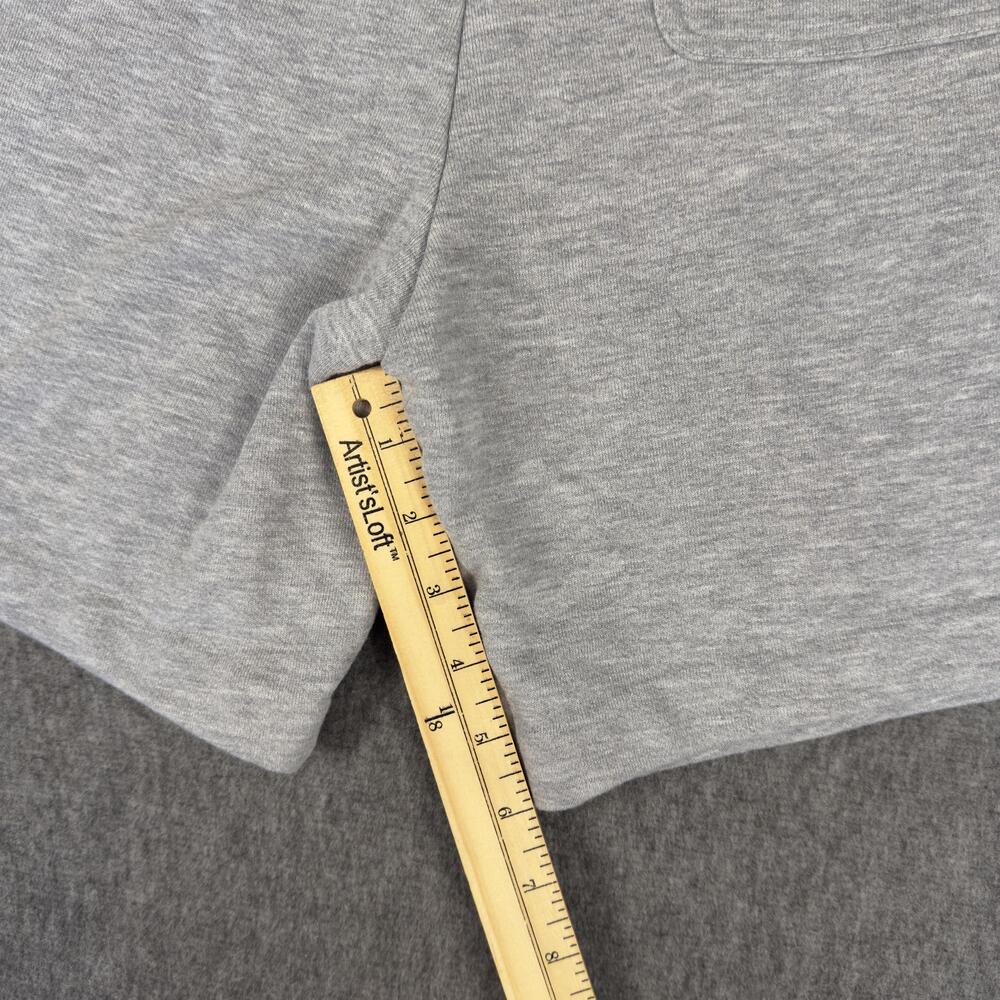 Alo Shorts Mens Large Gray French Terry Yoga Elastic Waist Lounge - Picture 9 of 9